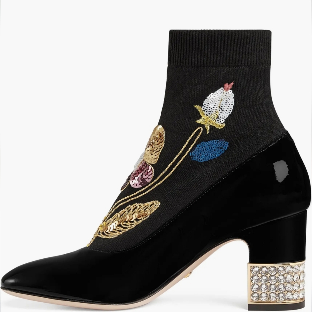 Gucci Candy Emroidered Sock Boot - Picture 1 of 7
